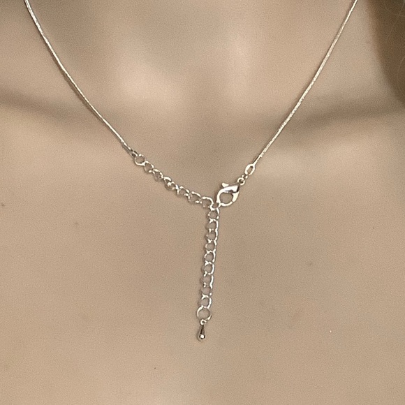 🌸 AMETHYST NECKLACE TRIPLE STONE PENDANT TURQUOISE MOONSTONE CELTIC GODDESS GEM - Picture 8 of 12